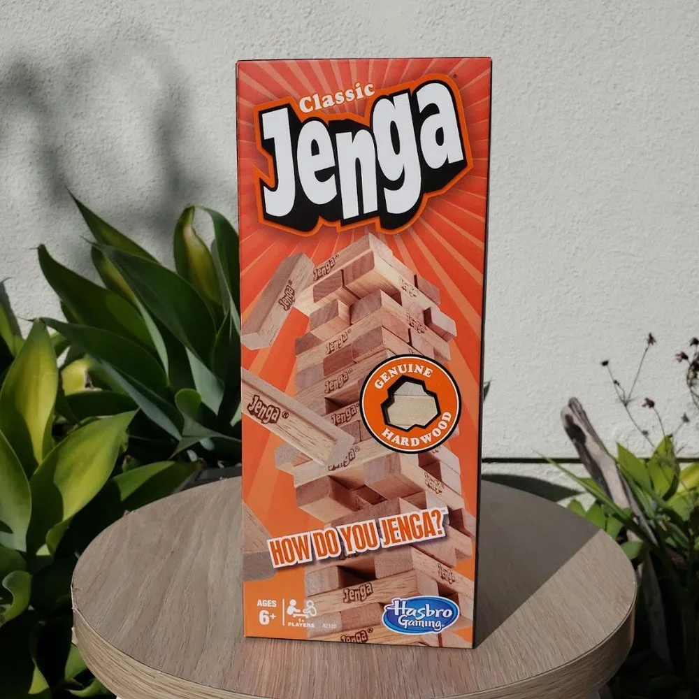 NEW Jenga tower wooden blocks game board game EASTER BASKET GIFT STUFFER New - s